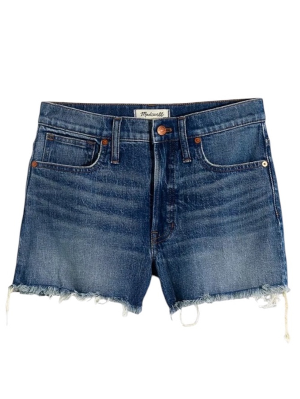 Madewell The Perfect Jean Short In Rayburn Wash